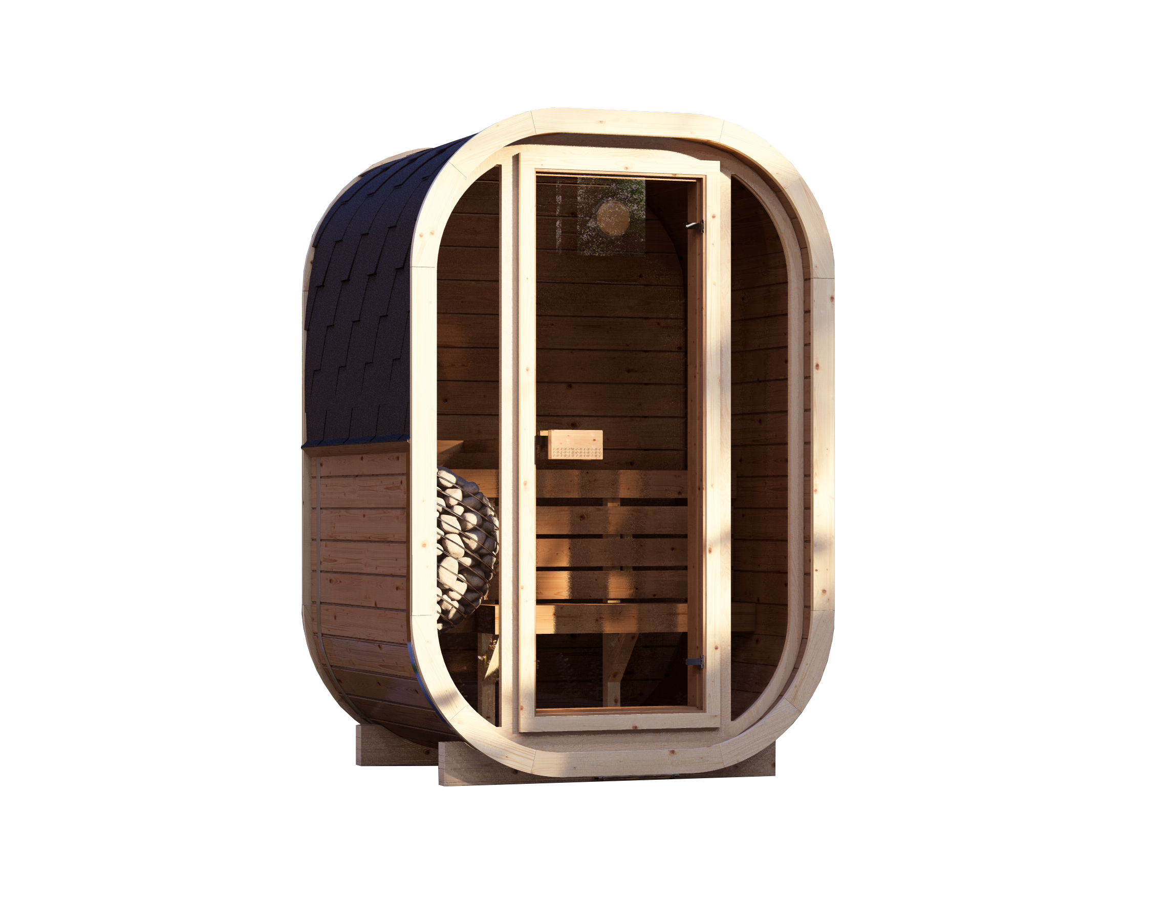 ELLA H2 1.3 thermowood | Capra Saunas