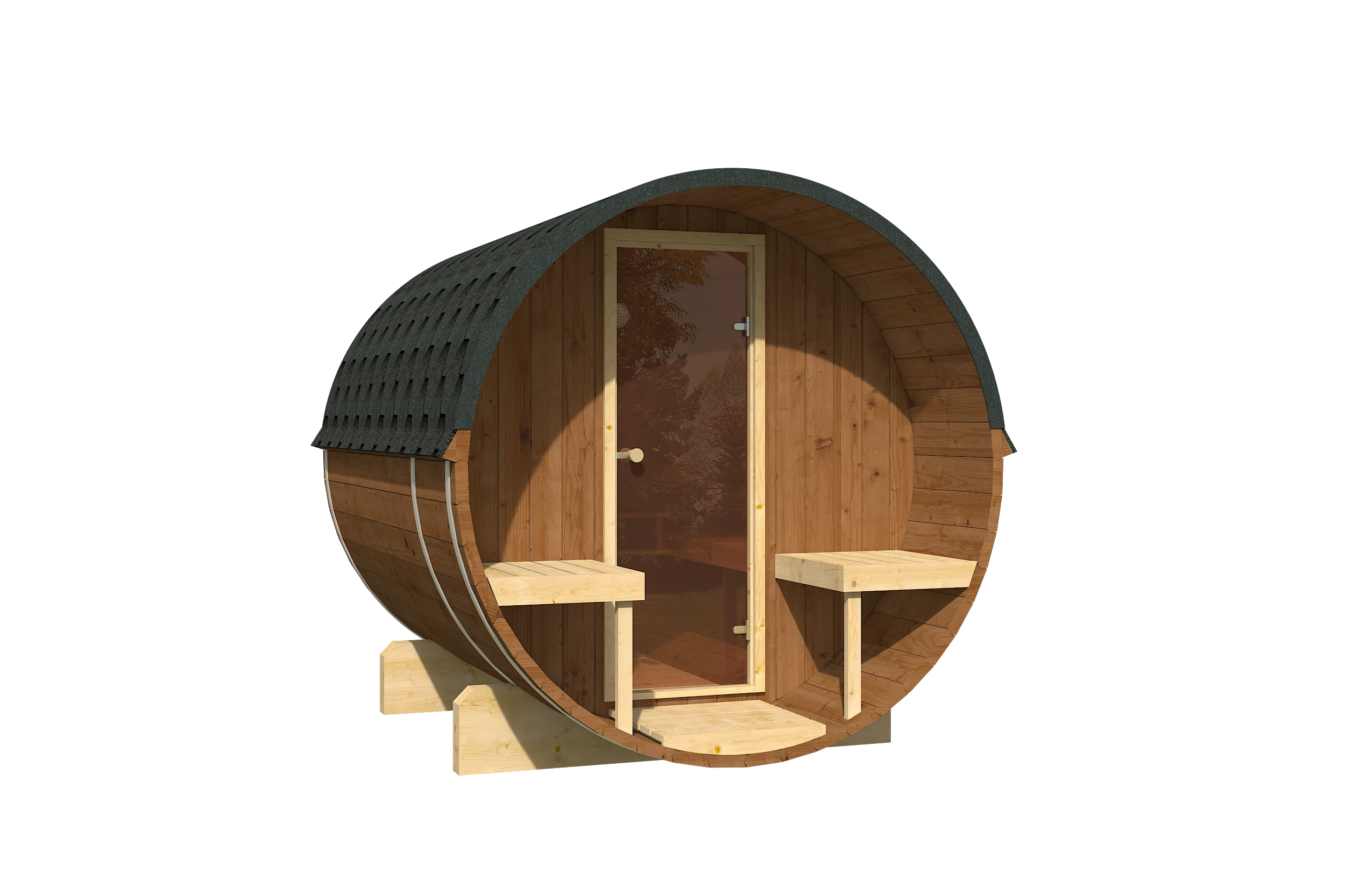 EDA 2.5 thermowood | Capra Saunas