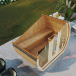 SUSI 1.6 thermowood | Capra Saunas