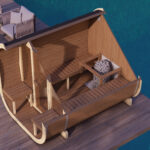EKE 2.8 thermowood | Capra Saunas