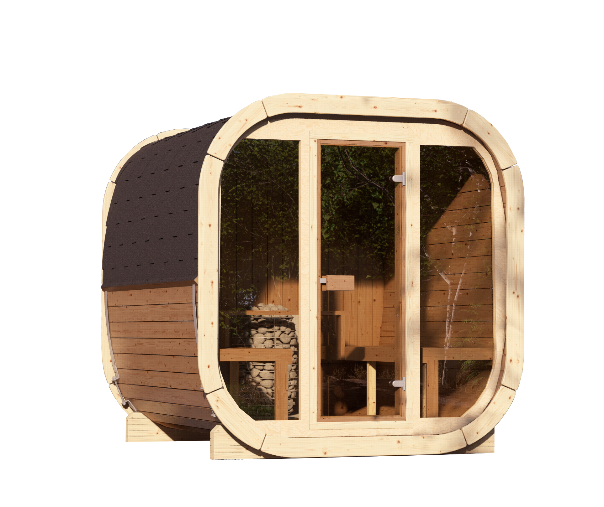EKE 2.2 thermowood | Capra Saunas