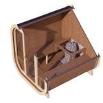 EKE 2.2 thermowood | Capra Saunas