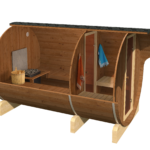 EDA 3.3 thermowood | Capra Saunas