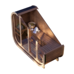 ALLA H1 1.13 thermowood | Capra Saunas