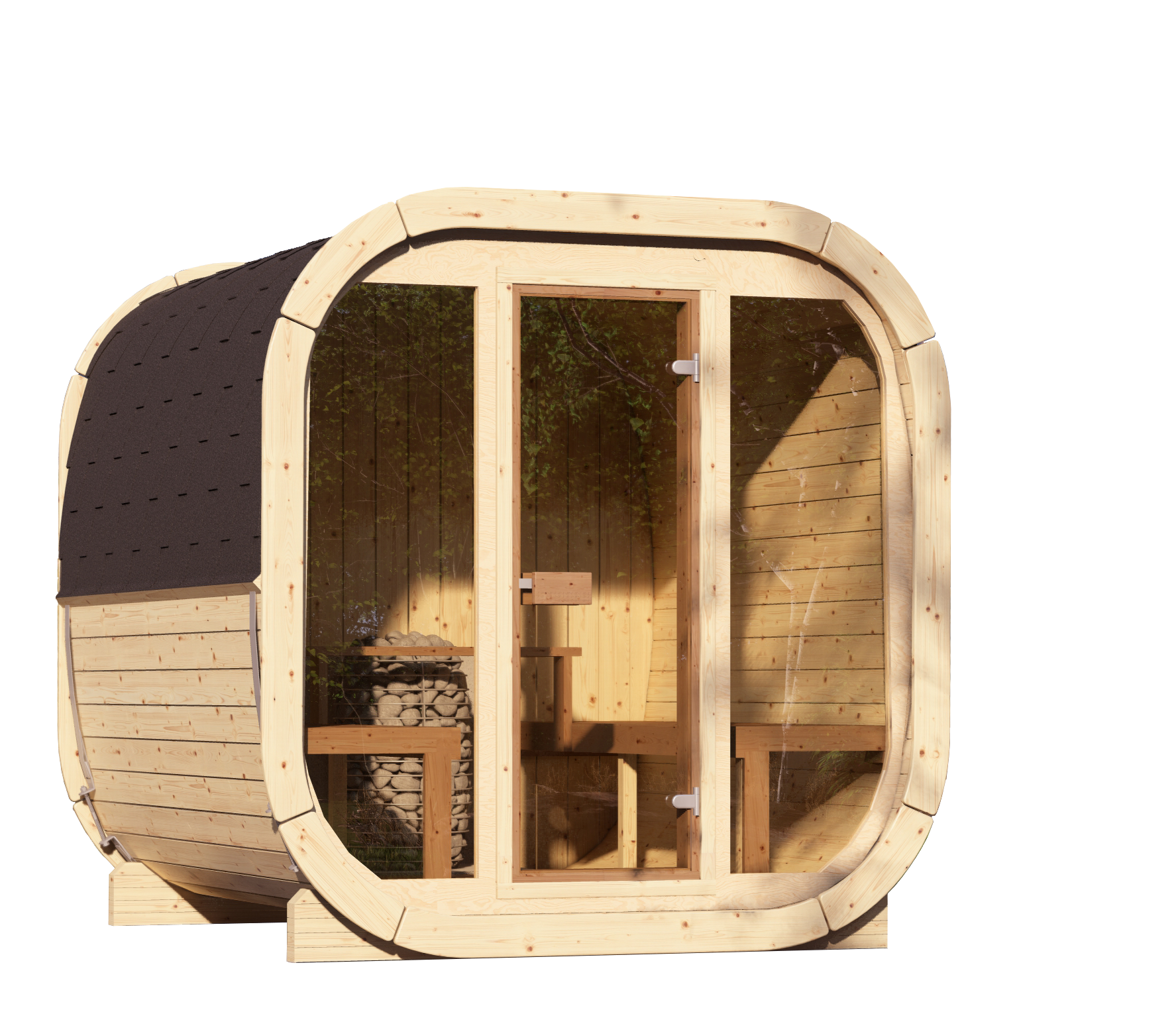 EKE 2.2 nordic spruce | Capra Saunas