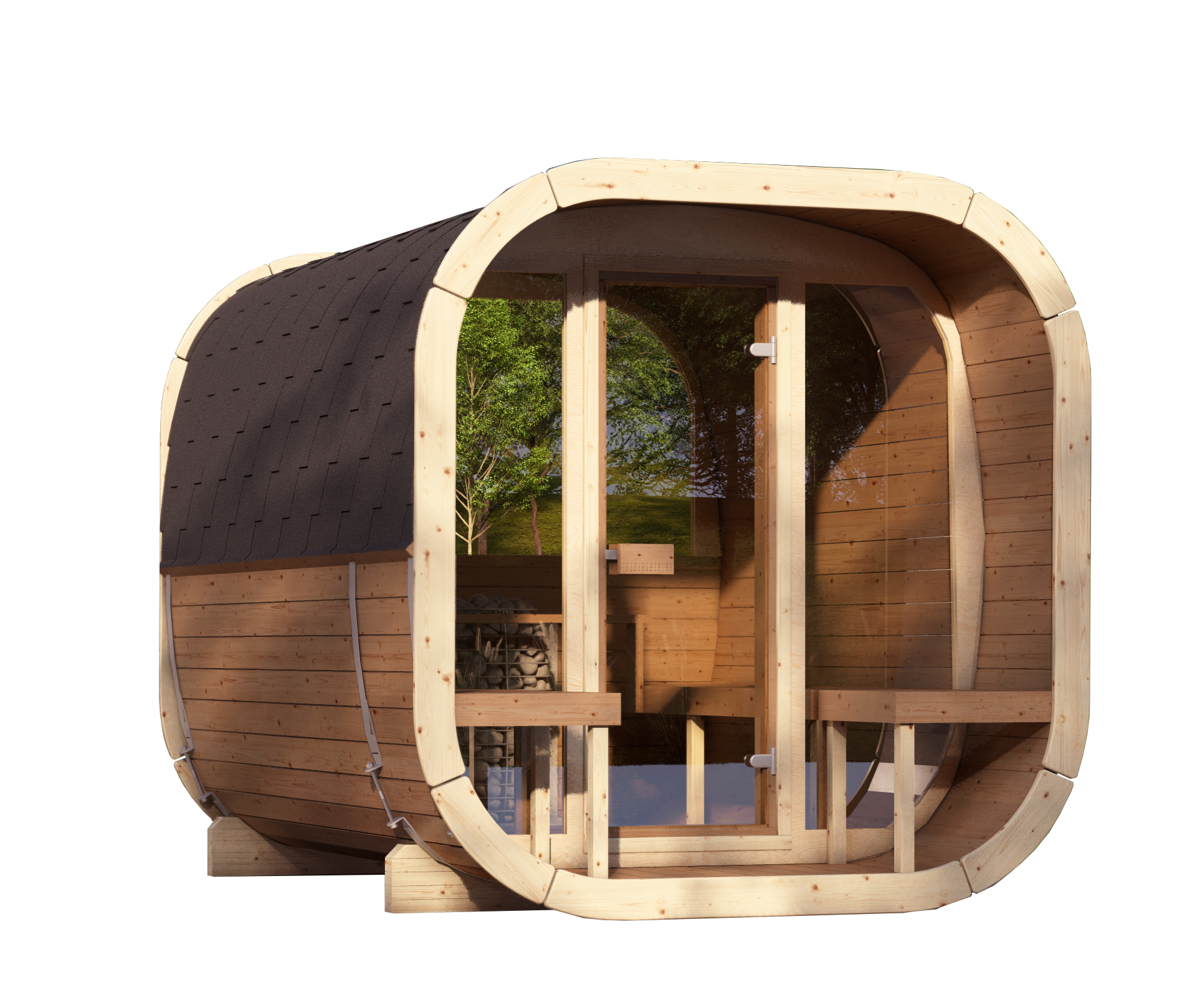 EKE 2.8 thermowood | Capra Saunas