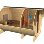 EDA 3.3 nordic spruce | Capra Saunas