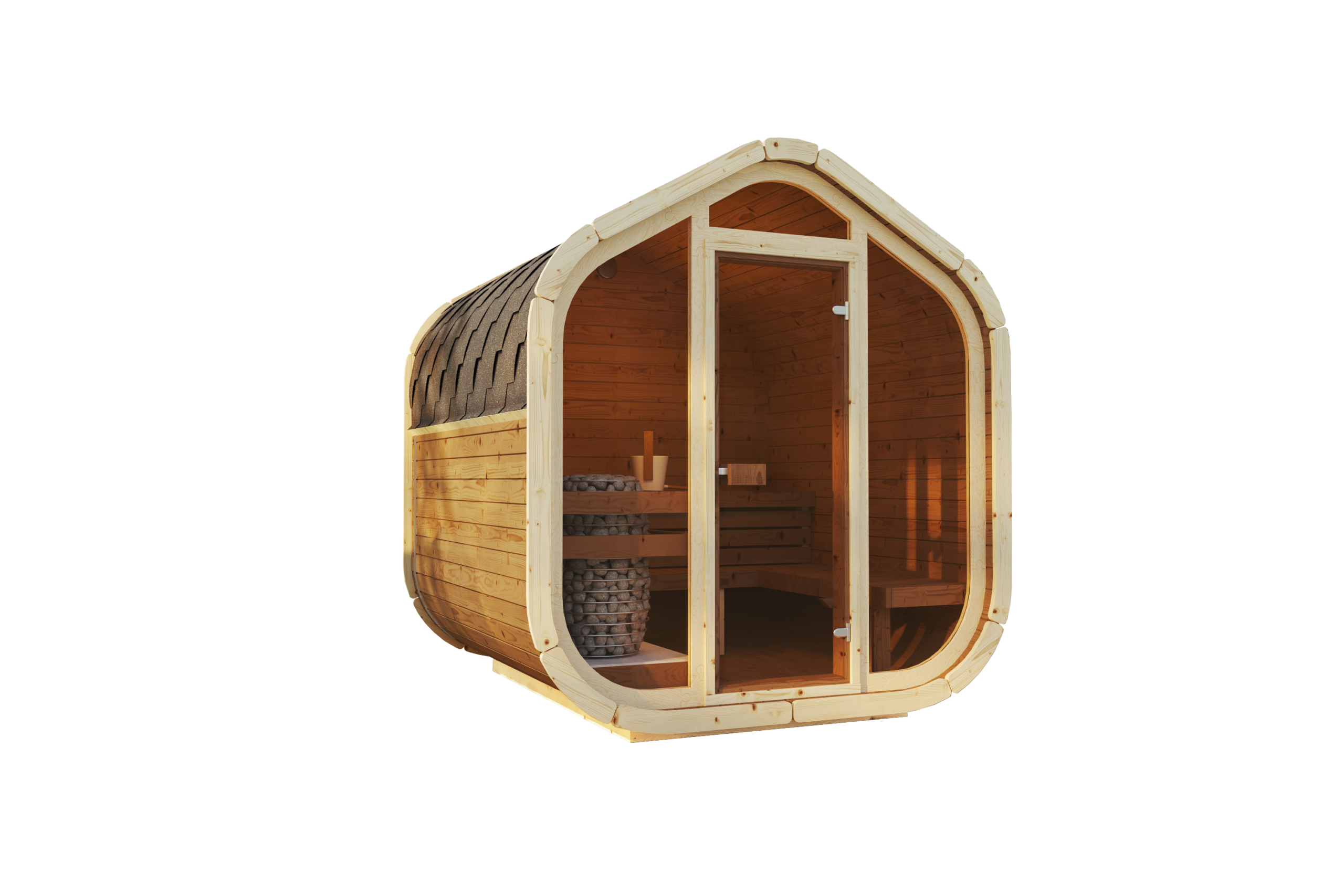 TIPP 2.3 nordic spruce | Capra Saunas
