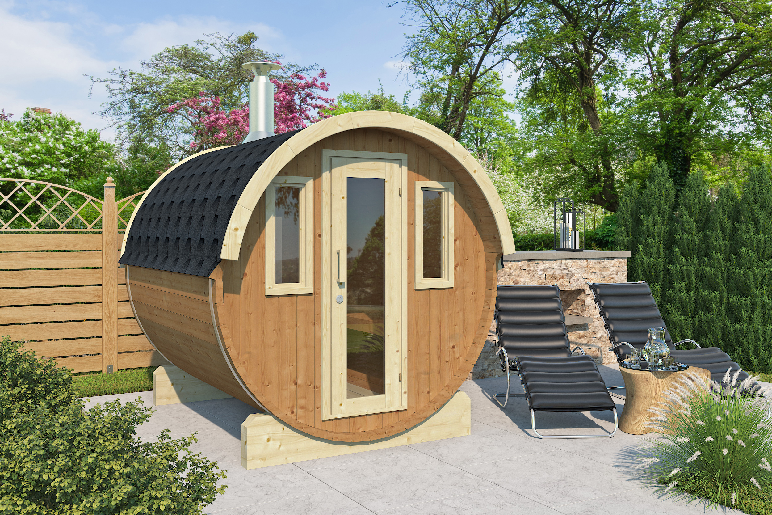 EDA 2.35 thermowood | Capra Saunas