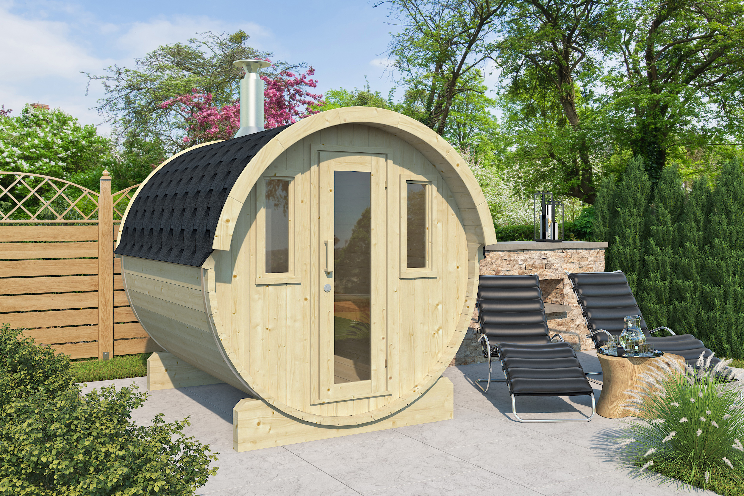 EDA 2.35 nordic spruce | Capra Saunas